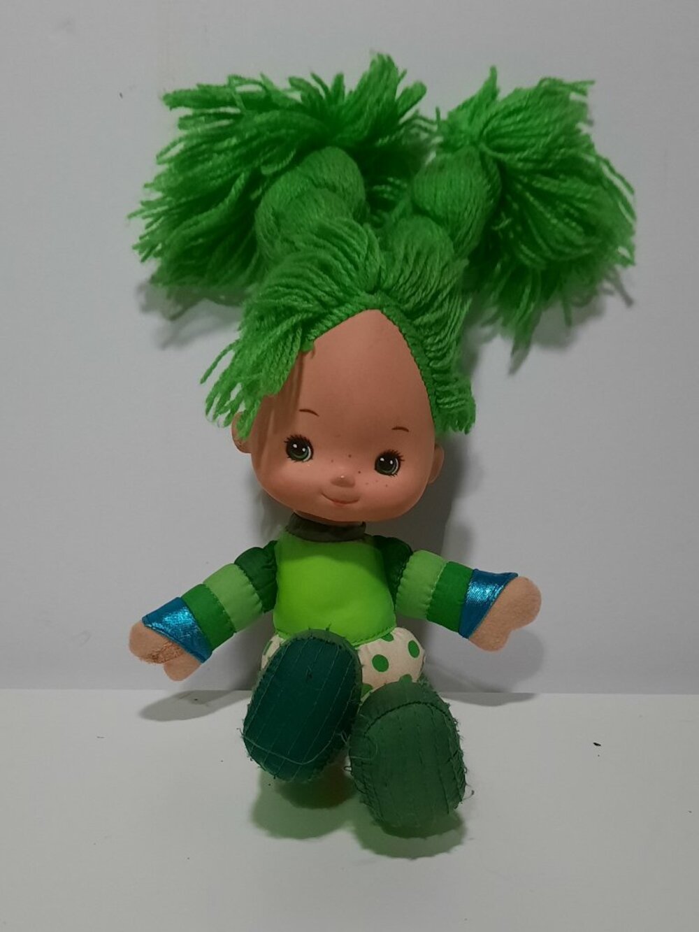Vintage 1980s Rainbow Brite Patty O' Green Doll 1983 Hallmark 10" No Dress